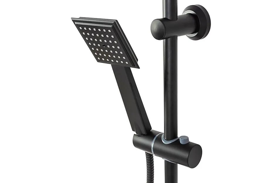 Rea Kit De Douche Bravo Black 45X40X105Cm