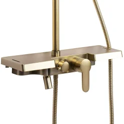 Rea Kit De Douche Bravo Brush Gold 45X40X105Cm