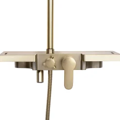 Rea Kit De Douche Bravo Brush Gold 45X40X105Cm