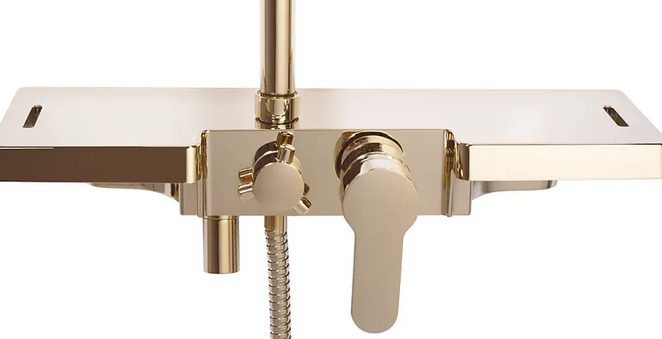 Rea Kit De Douche Bravo Gold 45X40X105Cm