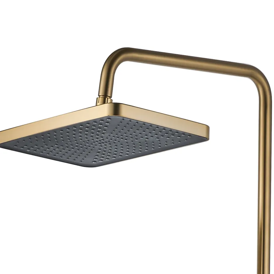 Rea Kit De Douche Helix Brush Gold 38X30X114,5Cm* Colonne De Douche Mécanique