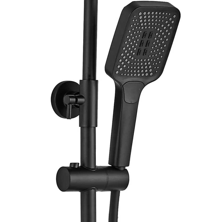 Rea Kit De Douche Helix Black 38X30X114,5Cm* Colonne De Douche Mécanique