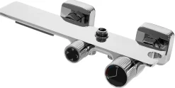 Rea Kit De Douche Helix Chrome 38X30X114,5Cm* Colonne De Douche Mécanique