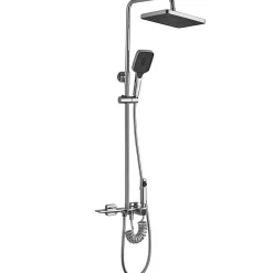 Rea Kit De Douche Helix Chrome 38X30X114,5Cm* Colonne De Douche Mécanique