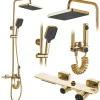 Rea Kit De Douche Helix Gold 38X30X114,5Cm