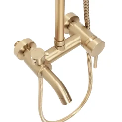 Rea Kit De Douche Luis Brush Gold 45X21X100Cm* Colonne De Douche Mécanique