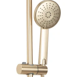Rea Kit De Douche Luis Brush Gold 45X21X100Cm* Colonne De Douche Mécanique