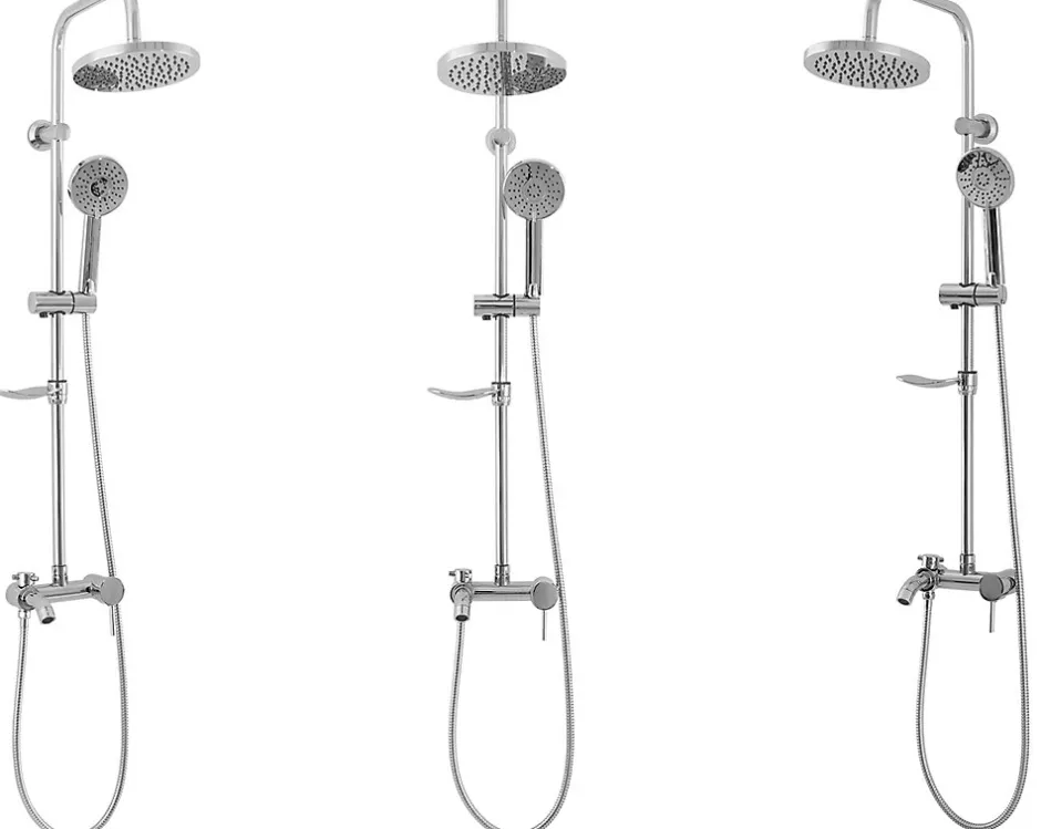 Rea Kit De Douche Luis Chrome 45X21X100Cm* Colonne De Douche Mécanique