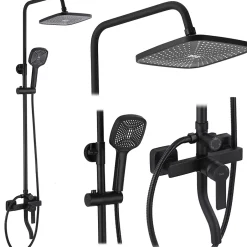 Rea Kit De Douche My2021-77B Argus Black 44X23X144Cm