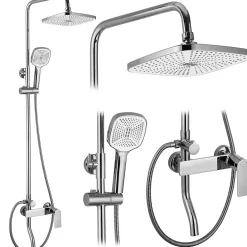 Rea Kit De Douche My1902-77C Storm Chrome* Colonne De Douche Mécanique