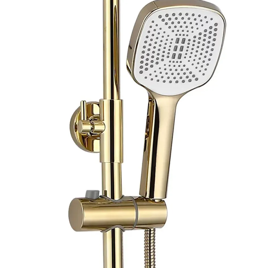 Rea Kit De Douche My1902-77G Storm Gold 19X23X136Cm* Colonne De Douche Mécanique