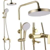 Rea Kit De Douche My2102-78G Veneta Gold 19X25X136Cm* Colonne De Douche Mécanique