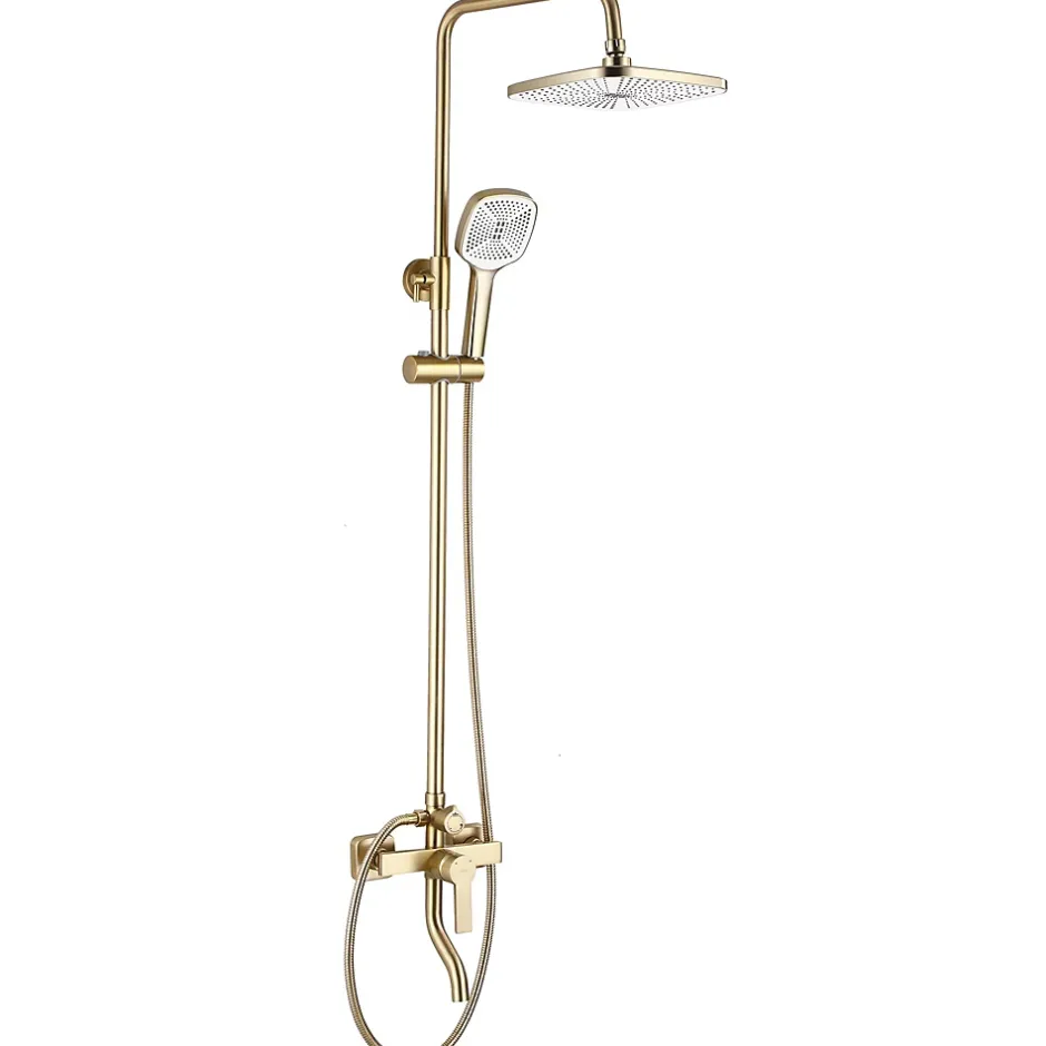 Rea Kit De Douche My2021-77Gg Argus Brush Gold 44X23X144Cm