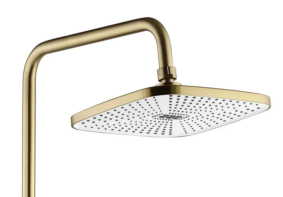 Rea Kit De Douche My1902-78Gg Storm Brush Gold 45X19X136Cm* Colonne De Douche Mécanique
