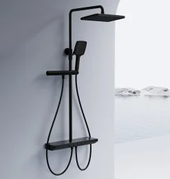 Rea Kit De Douche Pedro Thermostat Black* Colonne De Douche Mécanique