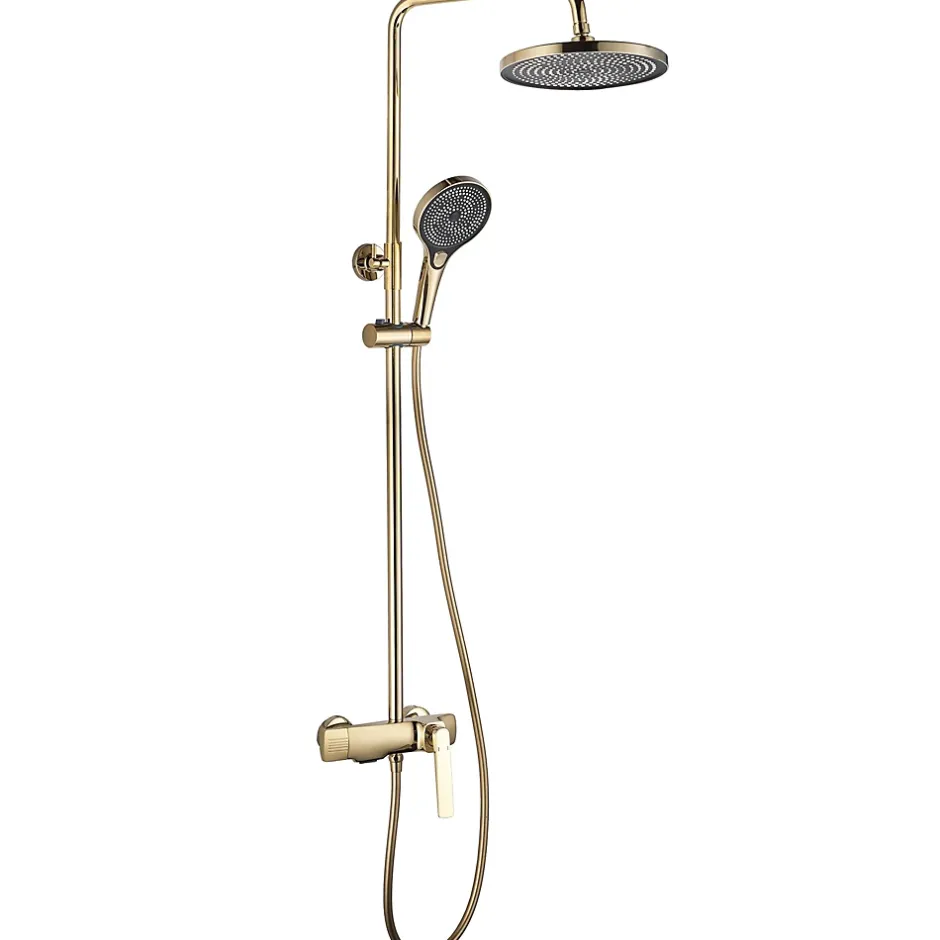 Rea Kit De Douche Rebel Gold 17X25X135,5Cm* Colonne De Douche Mécanique