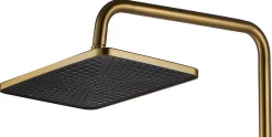 Rea Kit De Douche Rob Thermostat Brush Gold 11,5X33X115Cm* Colonne De Douche Mécanique