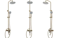 Rea Kit De Douche Verso Brush Gold 45,5X22X143,5Cm* Colonne De Douche Mécanique