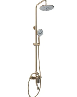 Rea Kit De Douche Verso Brush Gold 45,5X22X143,5Cm* Colonne De Douche Mécanique