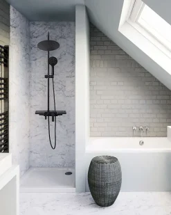 Rea Kit De Douche Vigo Black 51,5X40X99Cm