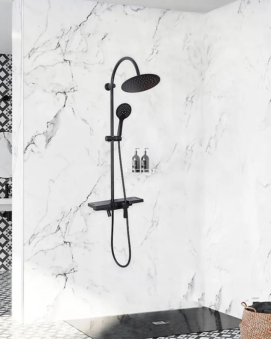 Rea Kit De Douche Vigo Black 51,5X40X99Cm
