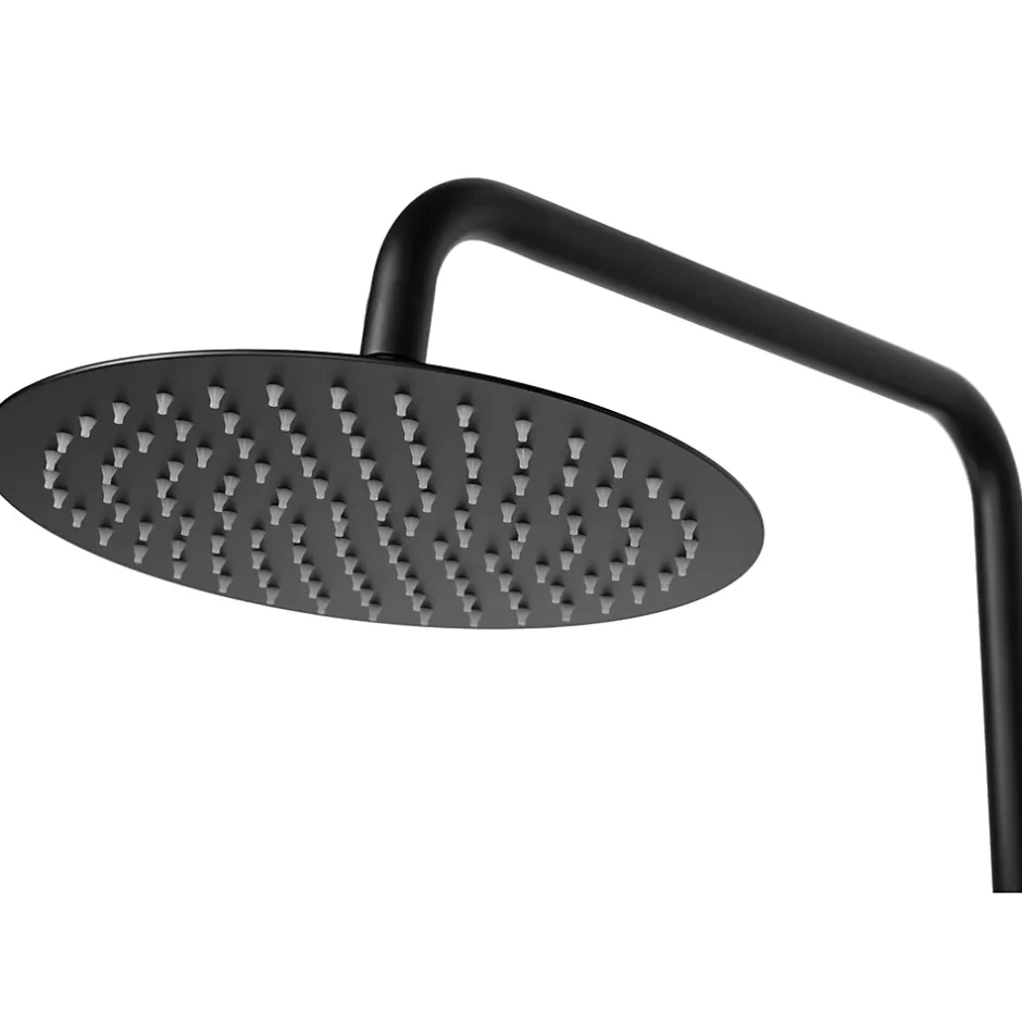 Rea Kit De Douche Vincent Thermostat Black 35X27X123,5Cm* Colonne De Douche Mécanique