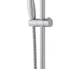 Grohe Kit de douche sans robinetterie avec douchette 1 jet + flexible + barre réglable, chrome, Vitalio Start