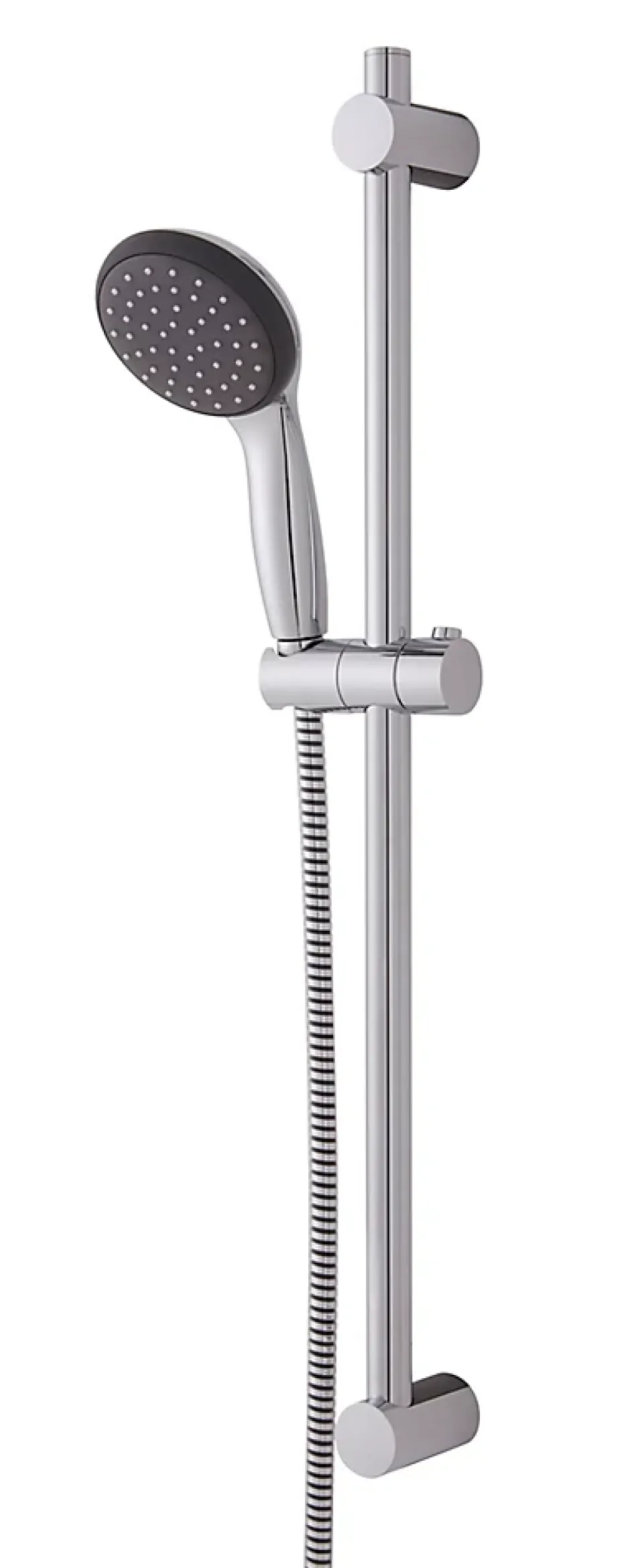 Grohe Kit de douche sans robinetterie avec douchette 1 jet + flexible + barre réglable, chrome, Vitalio Start