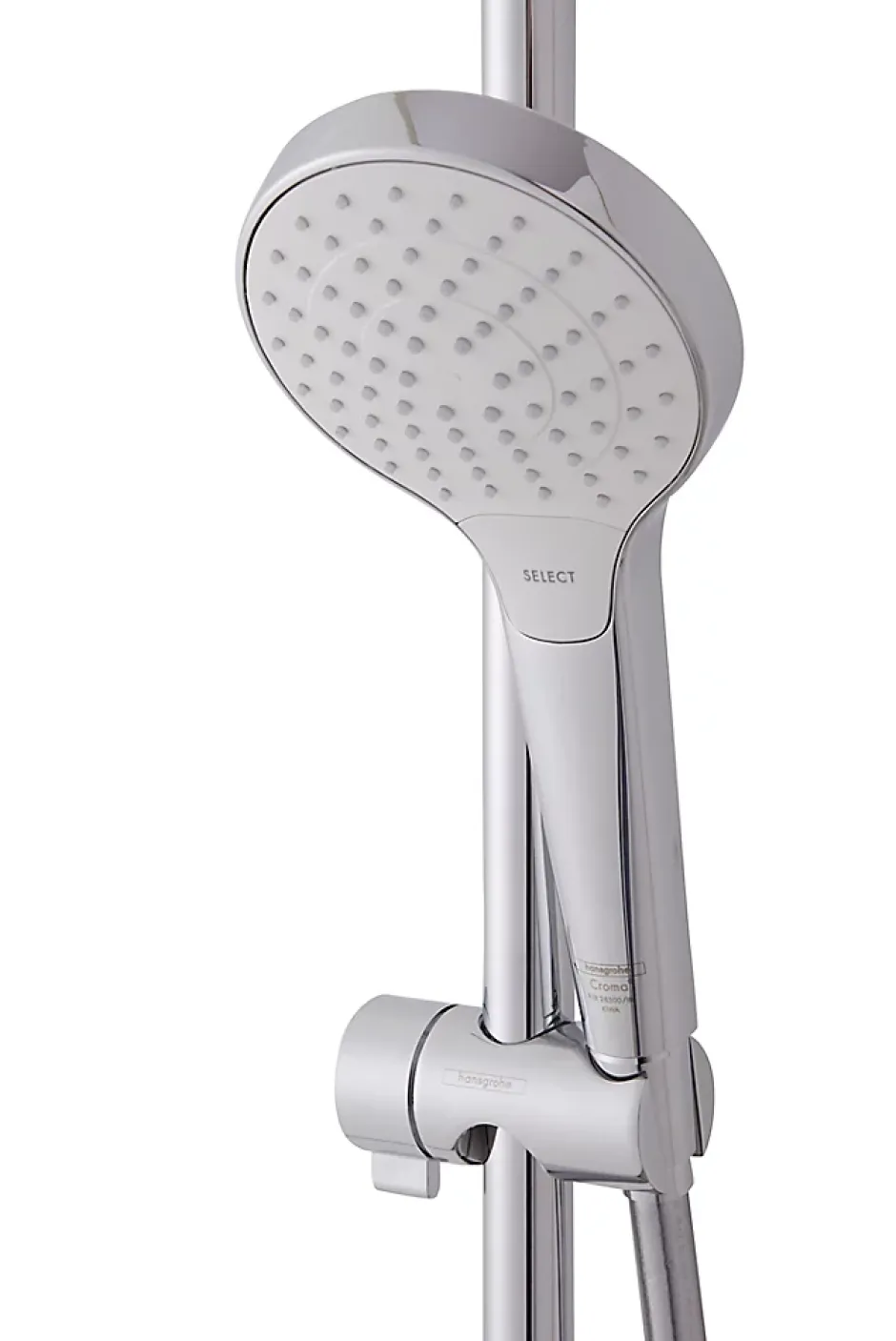 Hansgrohe Kit de douche sans robinetterie avec douchette 3 jets + flexible + barre réglable Croma Select S Vario* Colonne De Douche Sans Robinetterie