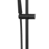 GoodHome Kit de douche sans robinetterie avec douchette 3 jets + flexible + barre réglable noir Cavally* Colonne De Douche Sans Robinetterie