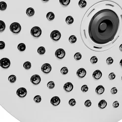 GoodHome Kit de douche sans robinetterie avec douchette 3 jets + flexible + barre réglable chrome Kolima* Colonne De Douche Sans Robinetterie