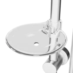 GoodHome Kit de douche sans robinetterie 5 jets Kielder chromé