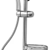 Edouard Rousseau Kit de douche sans robinetterie avec douchette 3 jets + flexible + barre réglable, chrome, Tamari* Colonne De Douche Sans Robinetterie