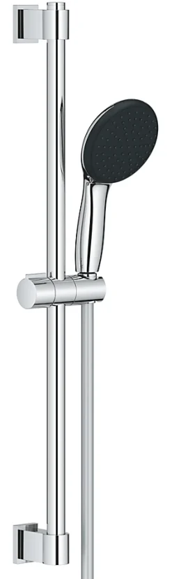 Grohe Kit de douche sans robinetterie avec douchette 1 jet + flexible + barre chrome, Vitalio Start 110