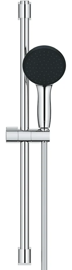Grohe Kit de douche sans robinetterie avec douchette 1 jet + flexible + barre chrome, Vitalio Start 110