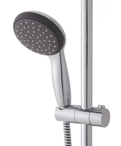 Grohe Kit de douche sans robinetterie avec douchette 2 jets + flexible + barre réglable, chrome, Vitalio Start 100* Colonne De Douche Sans Robinetterie
