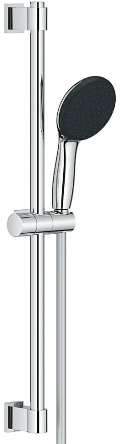 Grohe Kit de douche sans robinetterie avec douchette + flexible + barre chrome, Vitalio Start
