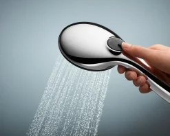 Grohe Kit de douche sans robinetterie avec douchette + flexible + barre chrome, Vitalio Start