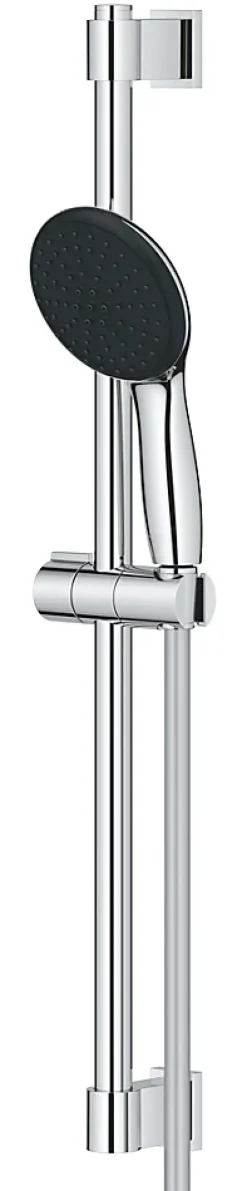 Grohe Kit de douche sans robinetterie avec douchette + flexible + barre chrome, Vitalio Start