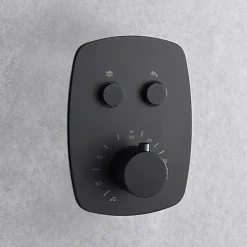 Imex Products Kit de douche thermostatique encastre HIDRA noir mat* Robinet De Douche