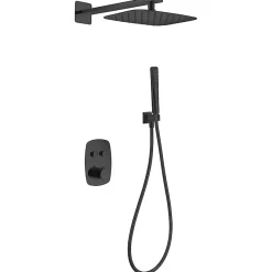 Imex Products Kit de douche thermostatique encastre HIDRA noir mat* Robinet De Douche
