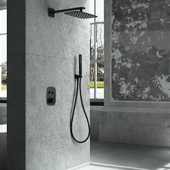Imex Products Kit de douche thermostatique encastre HIDRA noir mat* Robinet De Douche