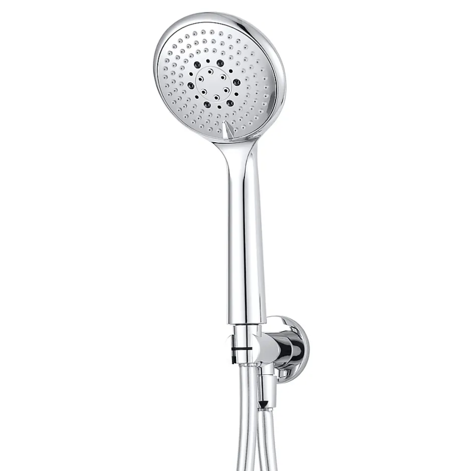 GoodHome Kit de douche thermostatique à encastrer chrome Cavally