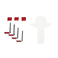 Kit de fixations de plinthe à carreler pour receveur de douche à poser, amovible, GoodHome Brosna* Receveur De Douche