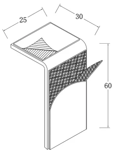 GoodHome Kit de fixations de plinthes à carreler pour receveur de douche à poser, amovibles, Brosna