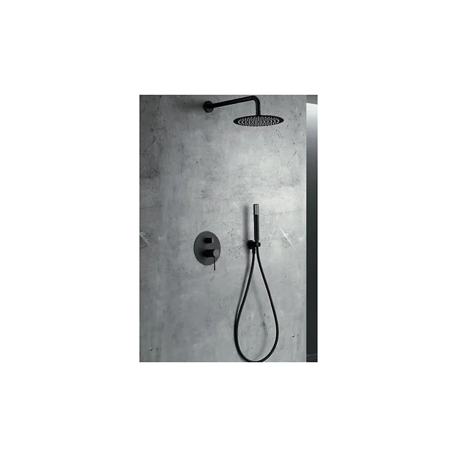 Imex Products Kit douche encastrable laitonacier PVD or rose mitigeur 2 voies tête 25 cm* Colonne De Douche Encastrable
