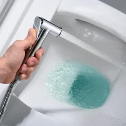 Imex Kit Hygiène Douchette de WC / Bidet Encastré Chrome GENOVA RDG053* Robinet De Bidet