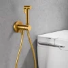 Imex Kit Hygiène Douchette de WC / Bidet Encastré Or Brossé GENOVA RDG053/OC