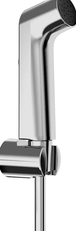Hansgrohe Kit hygiène WC 1 jet avec support et flexible, chrome, EcoSmart