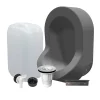 Ti'Pi Kit spécial jardin : urinoir mural sans eau et bidon de récupération 25L - Valorisation de l'urine comme engrais - Gris* Urinoir